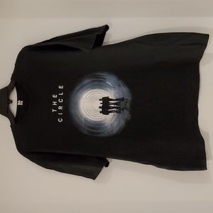 Bon Jovi The Circle Tour 2010 graphic concert tee XL dates on back HTF Women